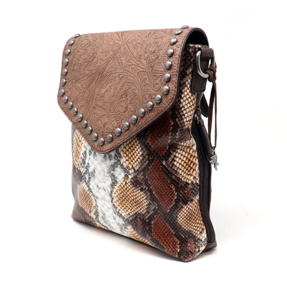 Nwt - Angel Ranch Python Conceal Carry Messenger … - image 2
